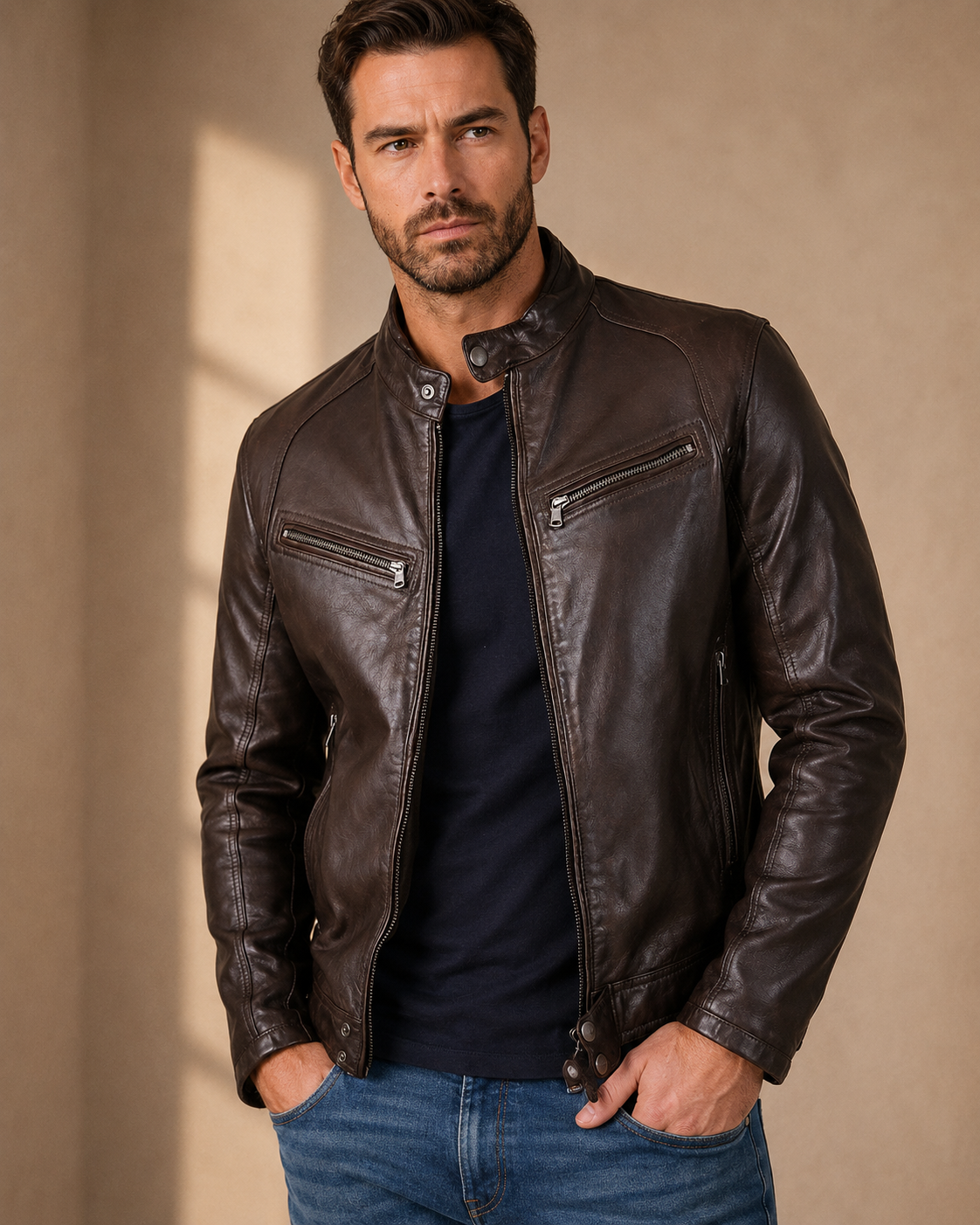 Elite Genuine Leather Jacket for Men and Women