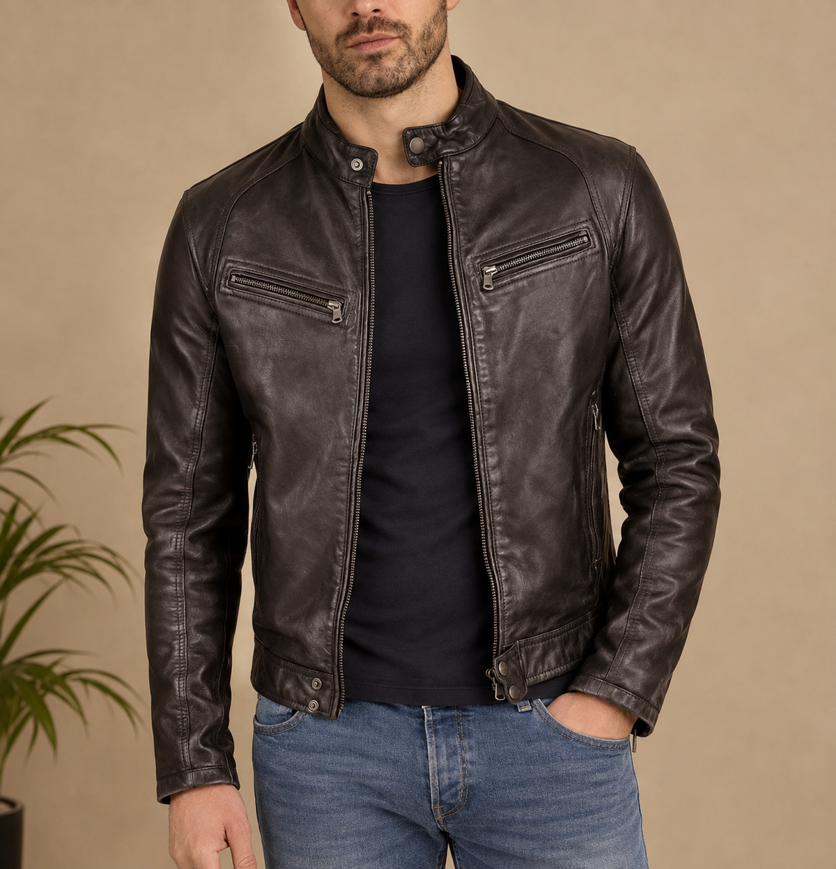 Elite Genuine Leather Jacket for Men and Women